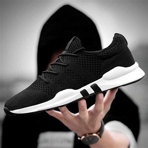 black sneakers men style|black men's inexpensive athletic sneakers.